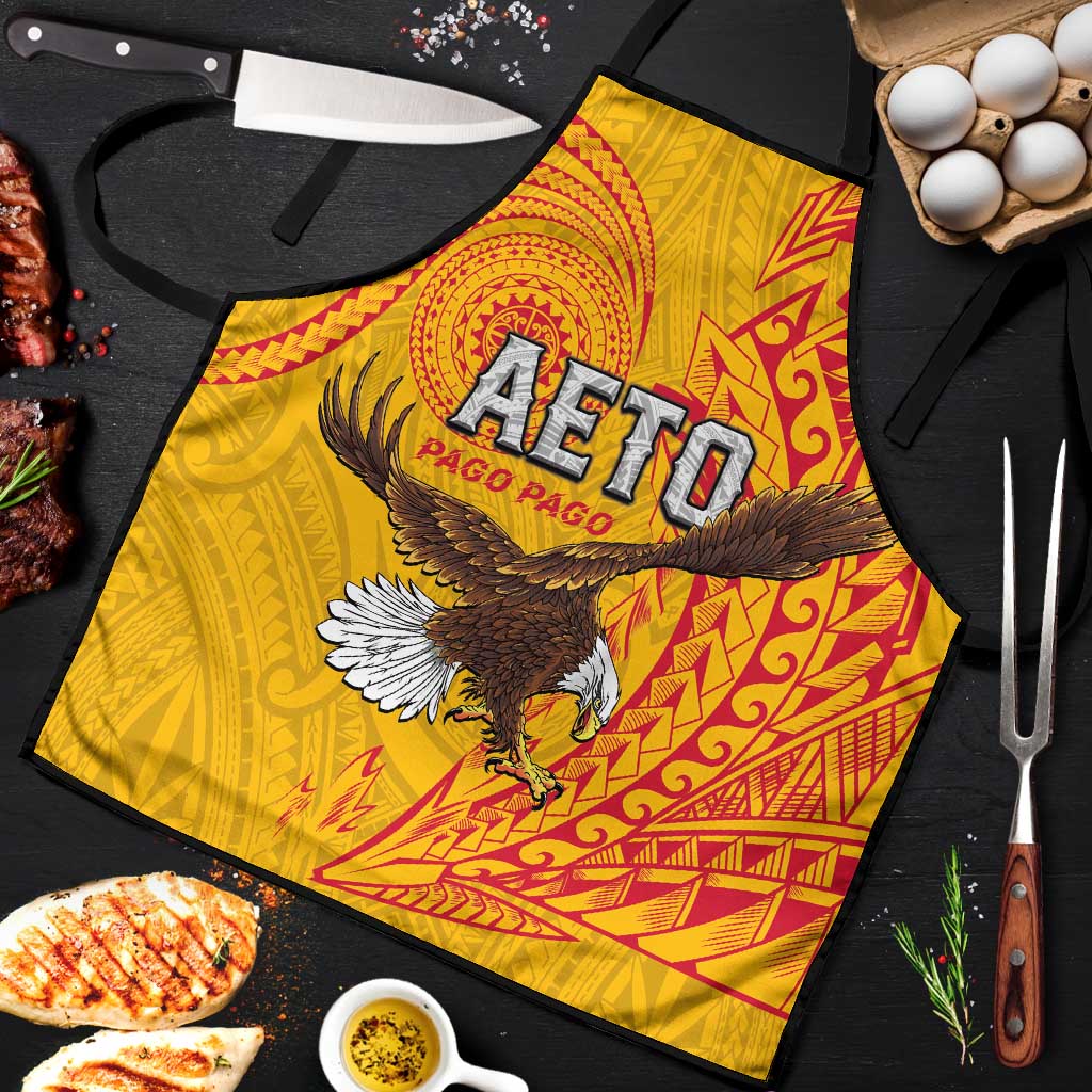 American Samoa Flag Day Apron Fautasi Race Pago Pago-Aeto Eagle Wings Tribal Style
