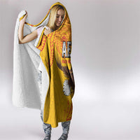 American Samoa Flag Day Hooded Blanket Fautasi Race Pago Pago-Aeto Eagle Wings Tribal Style