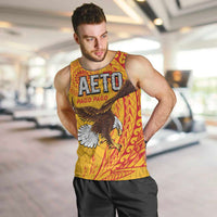Personalised American Samoa Flag Day Men Tank Top Fautasi Race Pago Pago-Aeto Eagle Wings Tribal Style