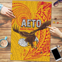 American Samoa Flag Day Puzzle Fautasi Race Pago Pago-Aeto Eagle Wings Tribal Style