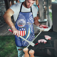 American Samoa Flag Day Apron Fautasi Race Fagatogo-Iseula O Le Moana Sailfish Tribal Style LT03 - Polynesian Pride
