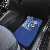 Personalised American Samoa Flag Day Car Mats Fautasi Race Fagatogo-Iseula O Le Moana Sailfish Tribal Style