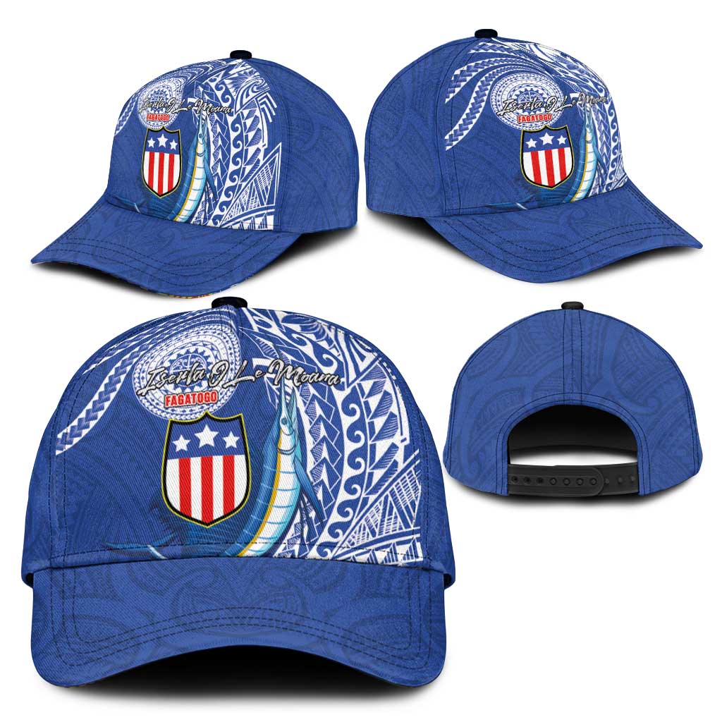 American Samoa Flag Day Classic Cap Fautasi Race Fagatogo-Iseula O Le Moana Sailfish Tribal Style LT03 - Polynesian Pride