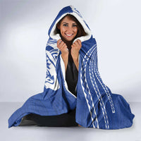 American Samoa Flag Day Hooded Blanket Fautasi Race Fagatogo-Iseula O Le Moana Sailfish Tribal Style LT03 - Polynesian Pride