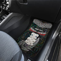 New Zealand Hei Tiki Car Mats Maori Green Papua Shell Pattern LT03 - Polynesian Pride