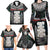 New Zealand Hei Tiki Family Matching Long Sleeve Bodycon Dress and Hawaiian Shirt Maori Green Papua Shell Pattern LT03 - Polynesian Pride
