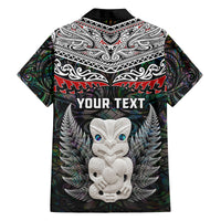 New Zealand Hei Tiki Family Matching Puletasi and Hawaiian Shirt Maori Green Papua Shell Pattern LT03 - Polynesian Pride