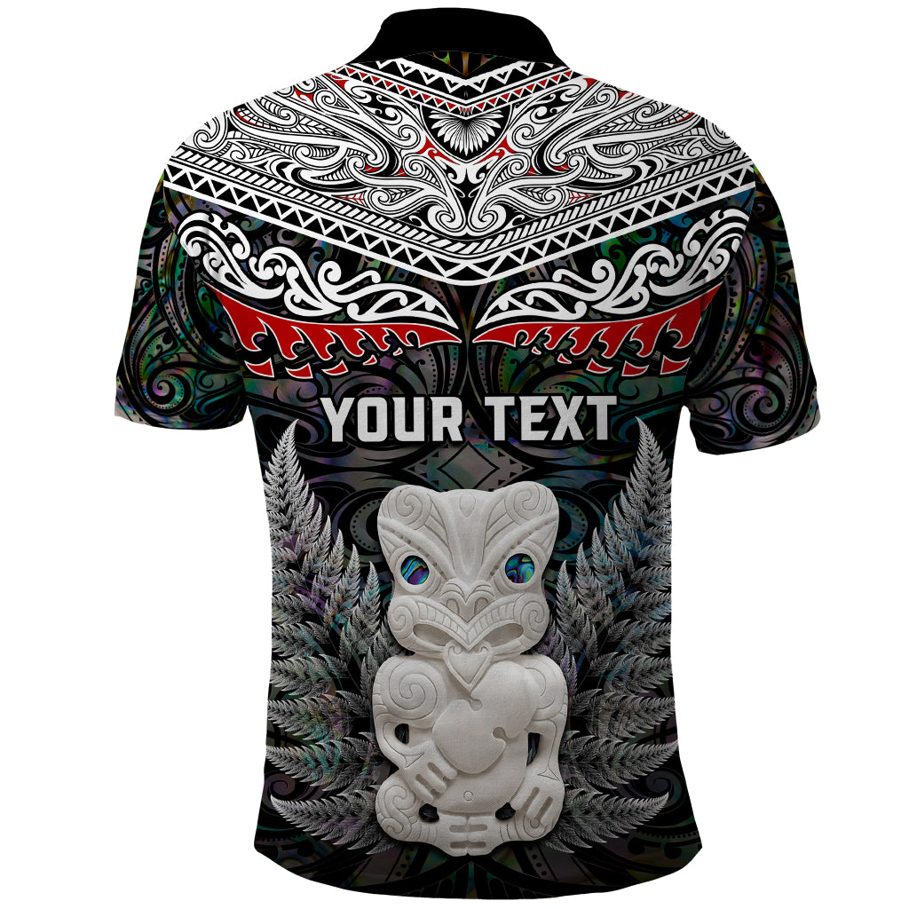 New Zealand Hei Tiki Polo Shirt Maori Green Papua Shell Pattern LT03 - Polynesian Pride