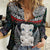 New Zealand Hei Tiki Women Casual Shirt Maori Green Papua Shell Pattern LT03 Female Green - Polynesian Pride