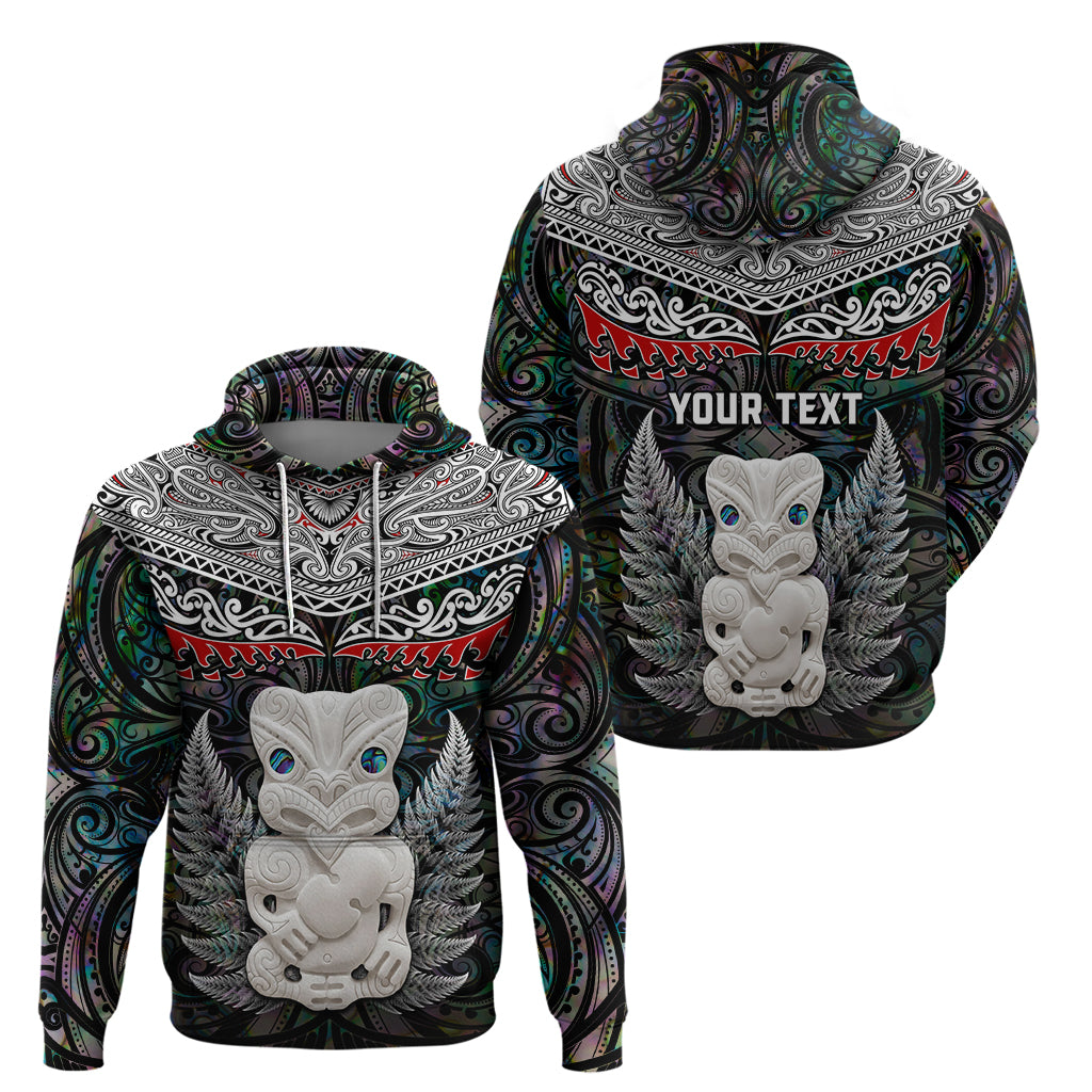 New Zealand Hei Tiki Zip Hoodie Maori Green Papua Shell Pattern LT03 - Polynesian Pride