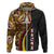 Samoa Siapo Ula Fala Hoodie Polynesian Tribal Pattern LT03 Zip Hoodie Black - Polynesian Pride