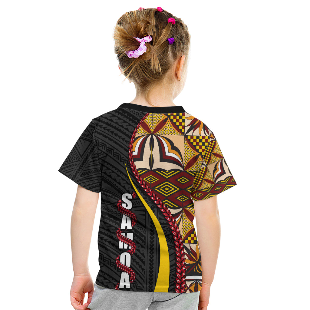 Samoa Siapo Ula Fala Kid T Shirt Polynesian Tribal Pattern LT03 - Polynesian Pride