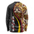 Samoa Siapo Ula Fala Long Sleeve Shirt Polynesian Tribal Pattern LT03 - Polynesian Pride