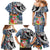 Fiji Day Family Matching Mermaid Dress and Hawaiian Shirt Traditional Tapa with Hibiscus and Emblems