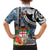 Fiji Day Family Matching Short Sleeve Bodycon Dress and Hawaiian Shirt Traditional Tapa with Hibiscus and Emblems