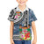 Fiji Day Family Matching Tank Maxi Dress and Hawaiian Shirt Traditional Tapa with Hibiscus and Emblems