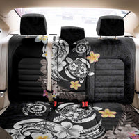 Hawaiian Tropical Plumeria Turtles Back Car Seat Cover Polynesian Art Tattoo