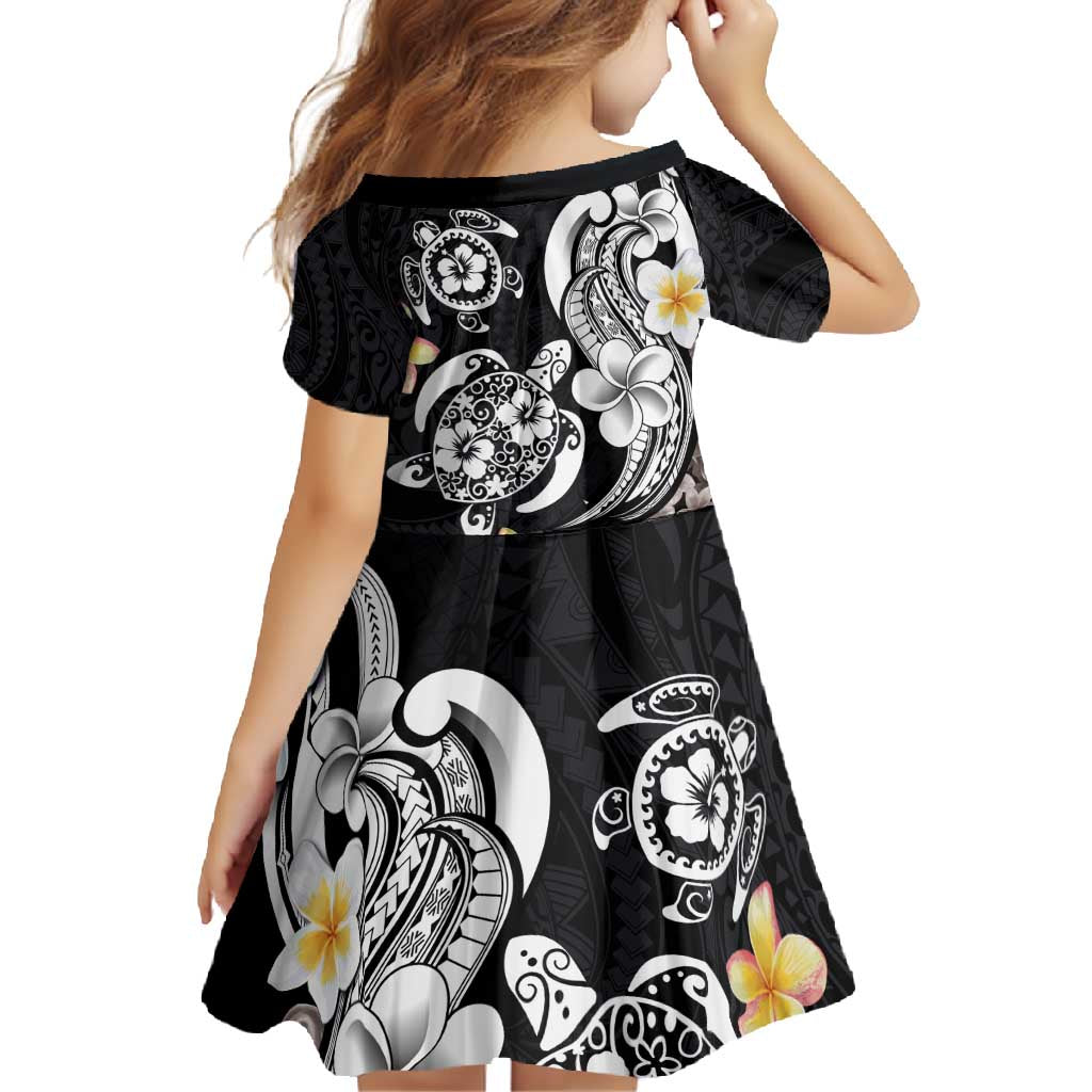 Hawaiian Tropical Plumeria Turtles Family Matching Off Shoulder Maxi Dress and Hawaiian Shirt Polynesian Art Tattoo LT03 - Polynesian Pride