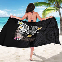 Hawaiian Tropical Plumeria Turtles Sarong Polynesian Art Tattoo