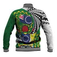 Cook Islands Independence Day Baseball Jacket National Flag and Emblem with Tatau Tattoo