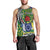 Cook Islands Independence Day Men Tank Top National Flag and Emblem with Tatau Tattoo