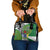 Cook Islands Independence Day Shoulder Handbag National Flag and Emblem with Tatau Tattoo
