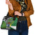 Cook Islands Independence Day Shoulder Handbag National Flag and Emblem with Tatau Tattoo