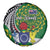 Cook Islands Independence Day Spare Tire Cover National Flag and Emblem with Tatau Tattoo
