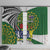 Cook Islands Independence Day Window Curtain National Flag and Emblem with Tatau Tattoo