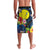 Palau Independence Day Lavalava Melanesian Tattoo with Hibiscus