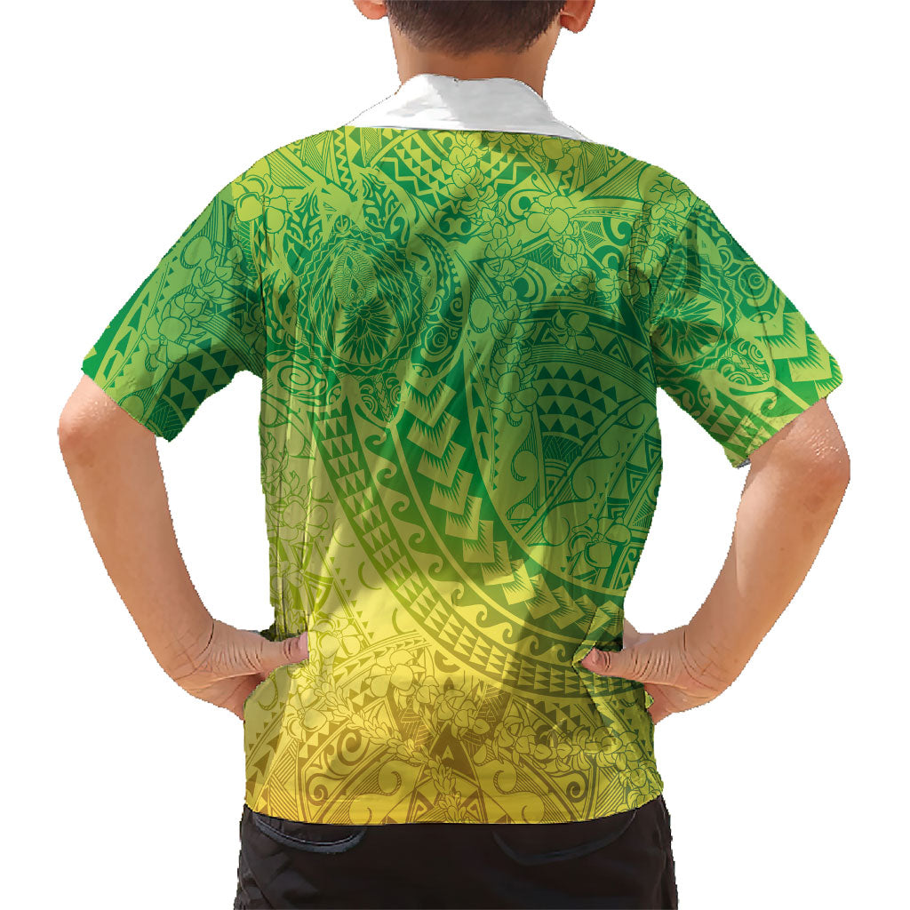 Hawaiian Turtles and Leis Family Matching Short Sleeve Bodycon Dress and Hawaiian Shirt Tribal Kakau Pattern Fresh Summer Vibe
