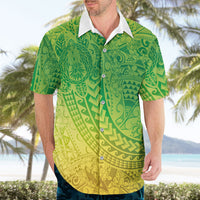 Hawaiian Turtles and Leis Hawaiian Shirt Tribal Kakau Pattern Fresh Summer Vibe
