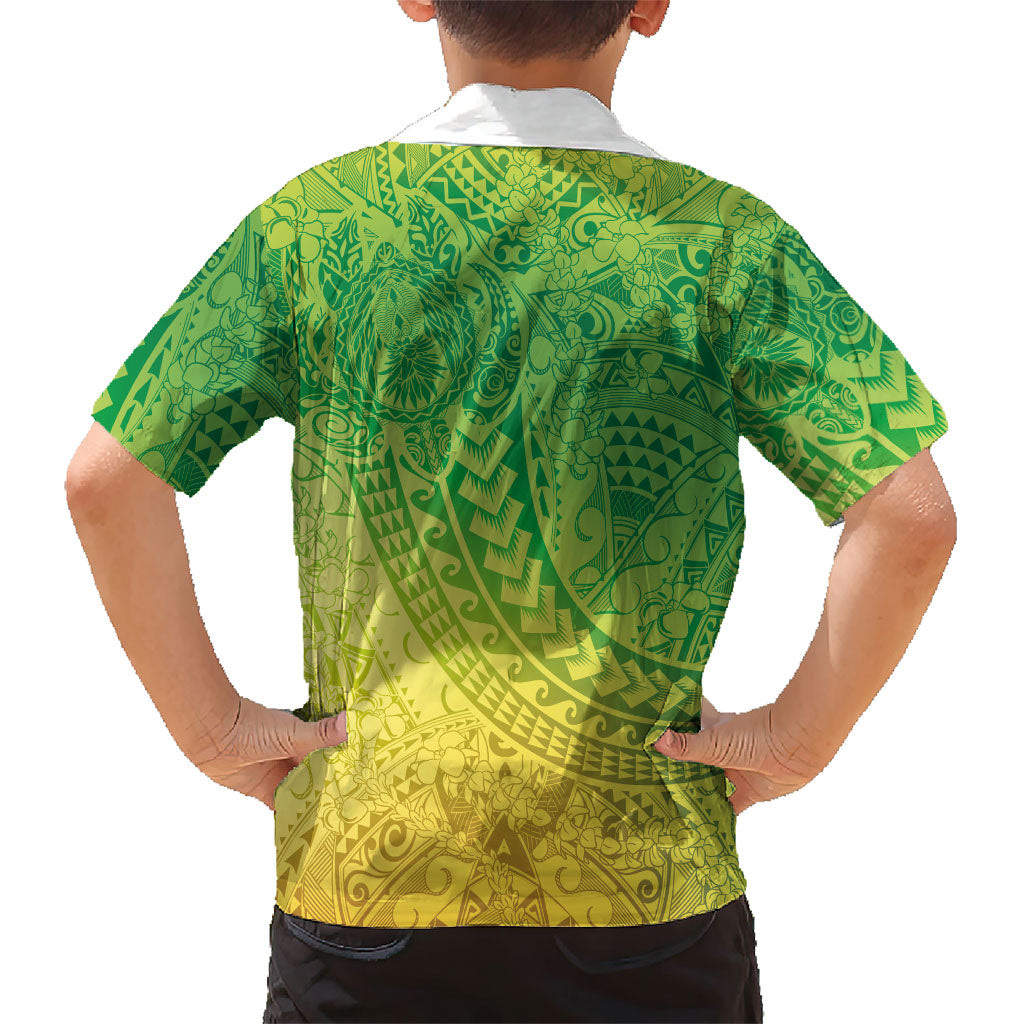 Hawaiian Turtles and Leis Hawaiian Shirt Tribal Kakau Pattern Fresh Summer Vibe