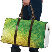 Hawaiian Turtles and Leis Travel Bag Tribal Kakau Pattern Fresh Summer Vibe