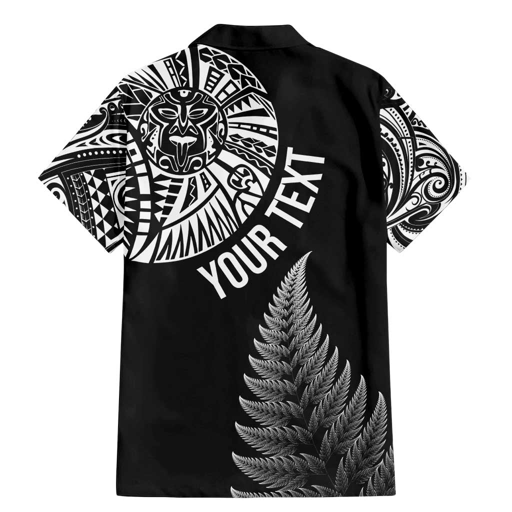 Personalised New Zealand Maori Art Tattoo and Silver Fern Family Matching Mermaid Dress and Hawaiian Shirt LT03 - Polynesian Pride