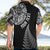 Personalised New Zealand Maori Art Tattoo and Silver Fern Hawaiian Shirt