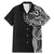 Polynesian Art Traditional Tattoo Pattern Family Matching Mermaid Dress and Hawaiian Shirt