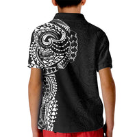 Polynesian Art Traditional Tattoo Pattern Kid Polo Shirt