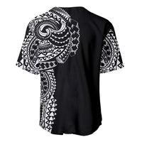 Polynesian Art Traditional Tattoo Baseball Jersey Simple Style