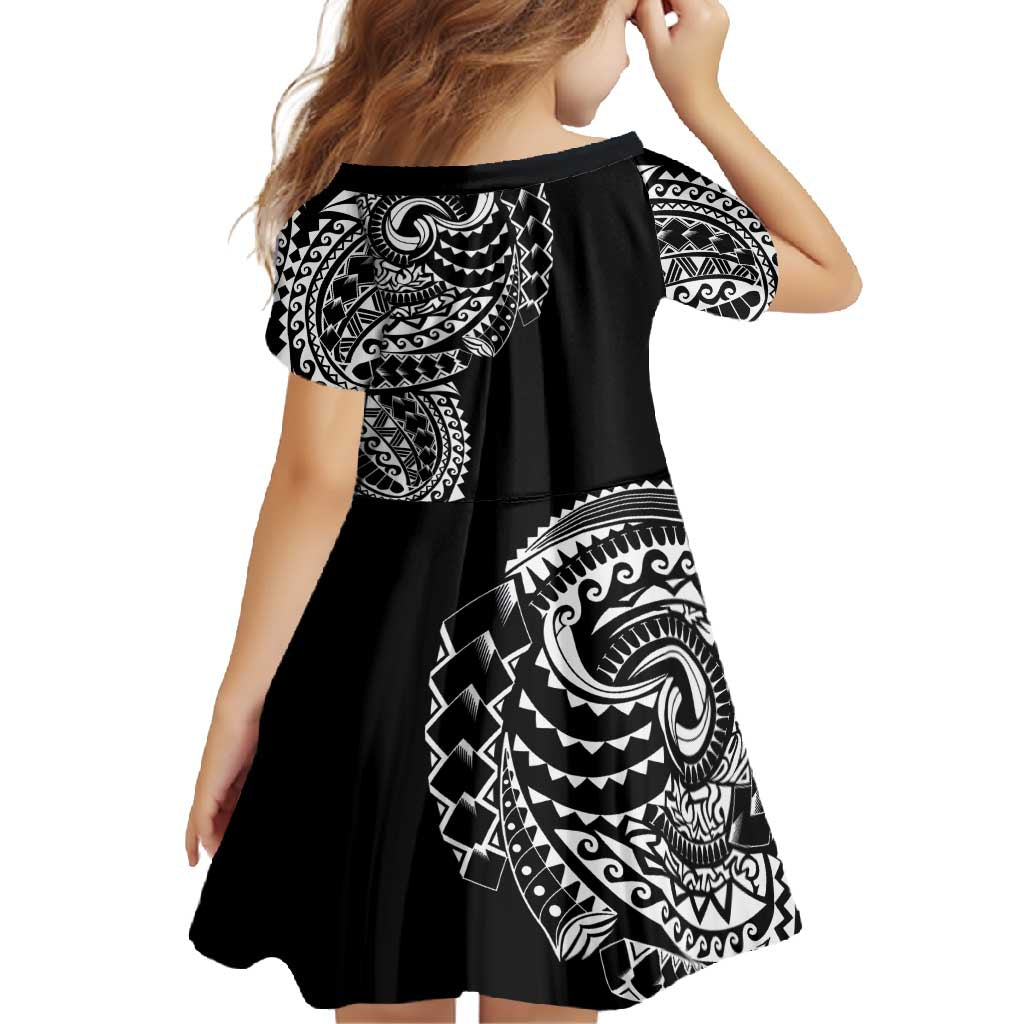 Polynesian Art Traditional Tattoo Family Matching Mermaid Dress and Hawaiian Shirt Simple Style LT03 - Polynesian Pride