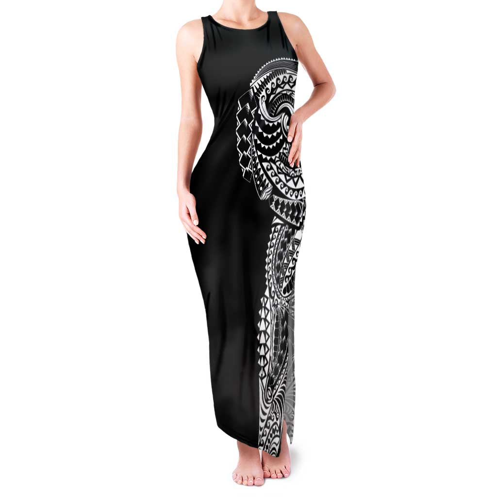 Polynesian Art Traditional Tattoo Family Matching Tank Maxi Dress and Hawaiian Shirt Simple Style