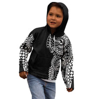 Polynesian Art Traditional Tattoo Kid Hoodie Simple Style