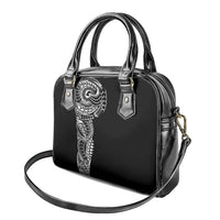Polynesian Art Traditional Tattoo Shoulder Handbag Simple Style