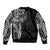 Polynesian Art Traditional Tattoo Sleeve Zip Bomber Jacket Simple Style