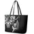 New Zealand Maori Warrior Rugby Leather Tote Bag Silver Fern