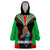 PNG Mendi Muruks Rugby Wearable Blanket Hoodie The Cassowary Head and PNG Bird Polynesian Tattoo LT03 One Size Green - Polynesian Pride