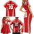 Custom Tonga Pacific Rugby 2024 Family Matching Short Sleeve Bodycon Dress and Hawaiian Shirt Ngatu Tribal Pattern