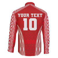 Custom Tonga Pacific Rugby 2024 Family Matching Short Sleeve Bodycon Dress and Hawaiian Shirt Ngatu Tribal Pattern