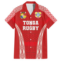 Custom Tonga Pacific Rugby 2024 Family Matching Tank Maxi Dress and Hawaiian Shirt Ngatu Tribal Pattern