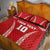 Custom Tonga Pacific Rugby 2024 Quilt Bed Set Ngatu Tribal Pattern